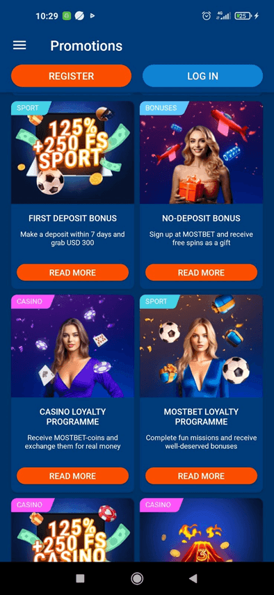 Android we iOS üçin Mostbet APK-ni mugt göçürip alyň